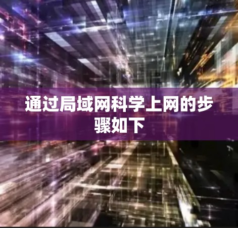 通过局域网科学上网的步骤如下