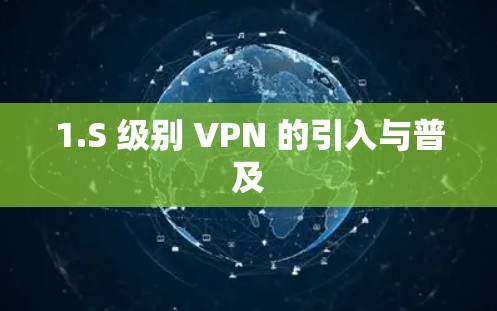 1.S 级别 VPN 的引入与普及