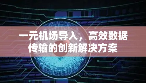 一元机场导入，高效数据传输的创新解决方案