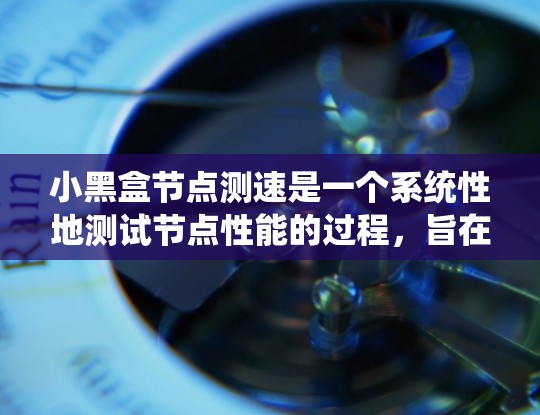 小黑盒节点测速是一个系统性地测试节点性能的过程，旨在评估其在不同负载下的表现。以下是对该主题的详细总结