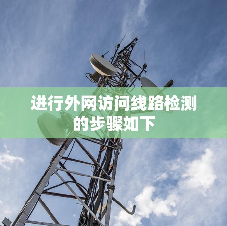进行外网访问线路检测的步骤如下